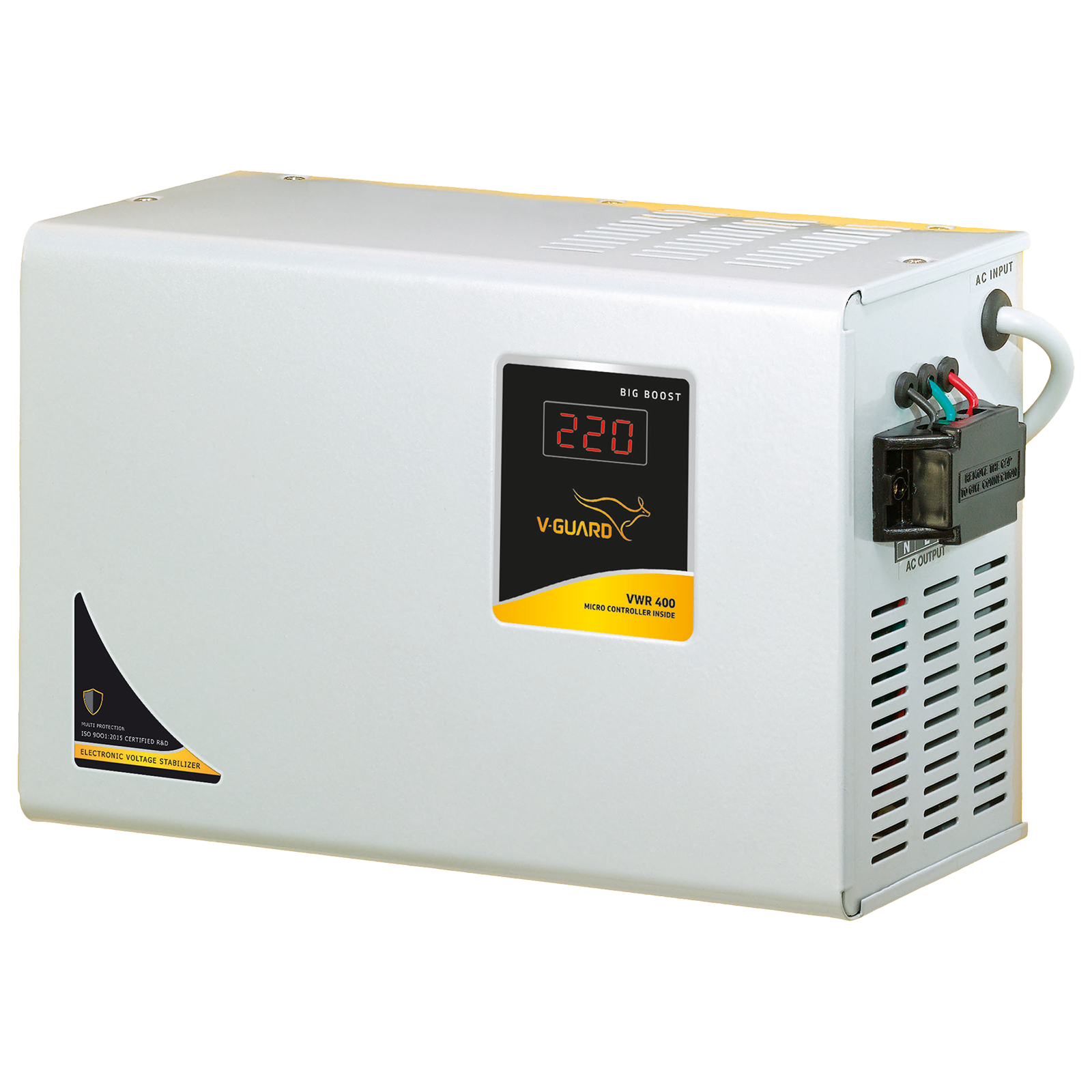 Buy V-Guard 12 Amps Voltage Stabilizer For Up to 1.5 Ton Air